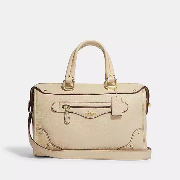 Coach Millie Satchel 
Gold/Ivory
NWT - Picture 3 of 16